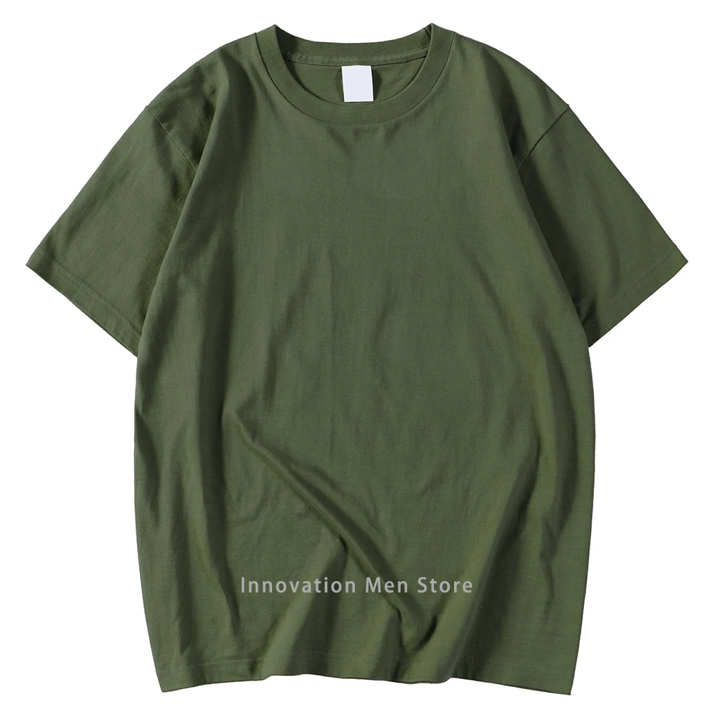 Neue Bonbonfarbene 100% Baumwoll-T-Shirts für Männer und Frauen in 14 Farben Übergroße Kurzarm-Shirts Hochwertige Marken-T-Shirts Weiche T-Shirts – Detail 17