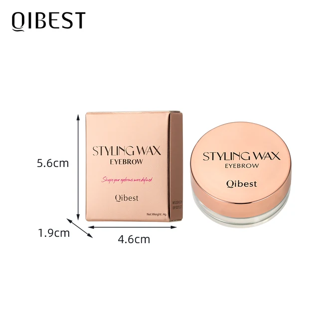 QIBEST Sapone gel a forma di sopracciglio Gel per sopracciglia tridimensionale trasparente Impermeabile Trucco per sopracciglia a lunga durata Cera per lo styling delle sopracciglia 6