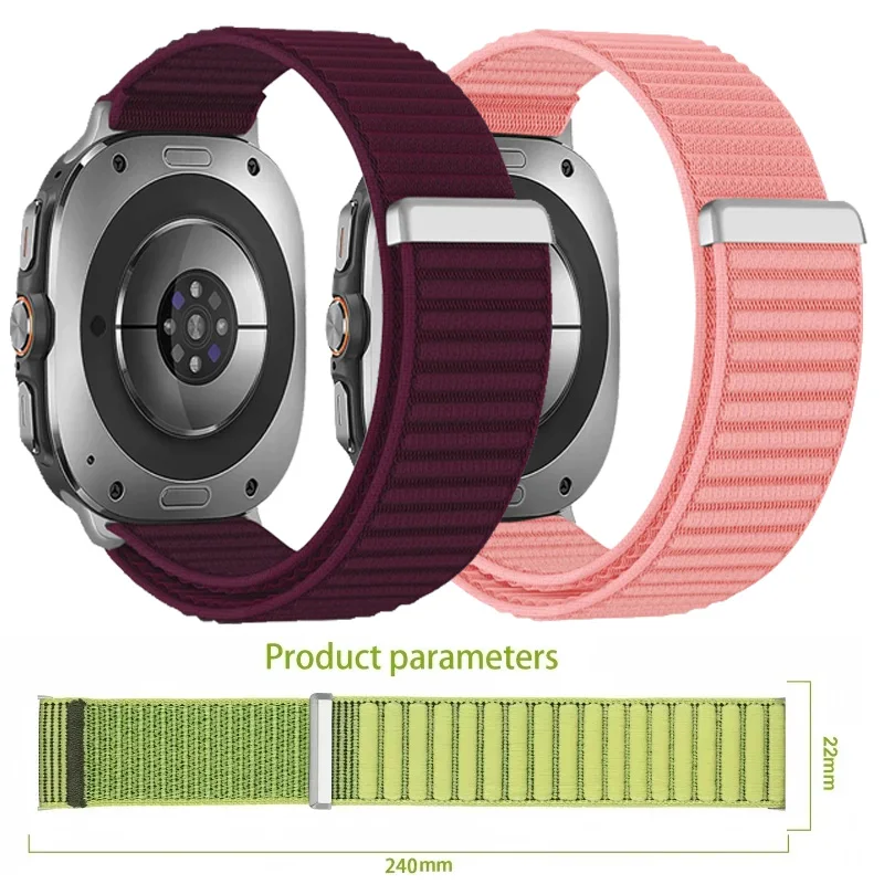 Comfortable Nylon Strap for Galaxy Watch - Premium Replacement Bracelet Wristband