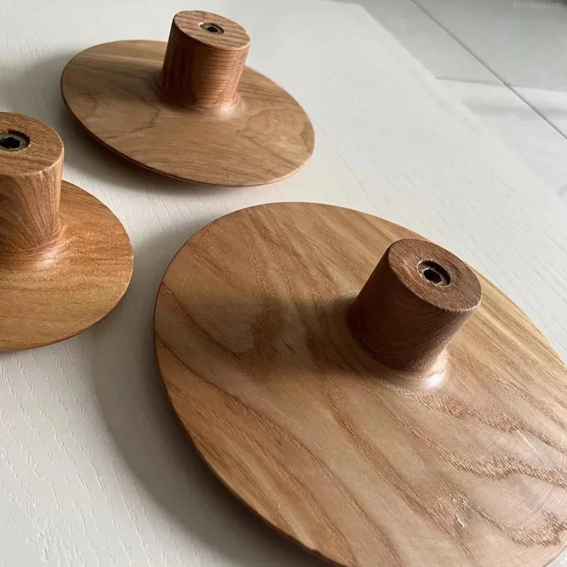 Wall Coat Rack Wooden Round Wall Hook Living Room Bedroom Porch Coat Rack Decorative Towel Hook Decorative Wooden Round Hook 5