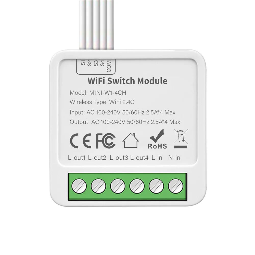 Zigbee Tuya Mini Smart Light Switch Module 2 Way ON-OFF Fr Alexa Google Home/APP