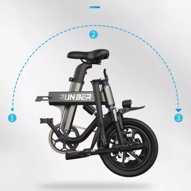 E-bike Dobrável QIYOU: O Companheiro Perfeito para Compras e Transporte Urbano