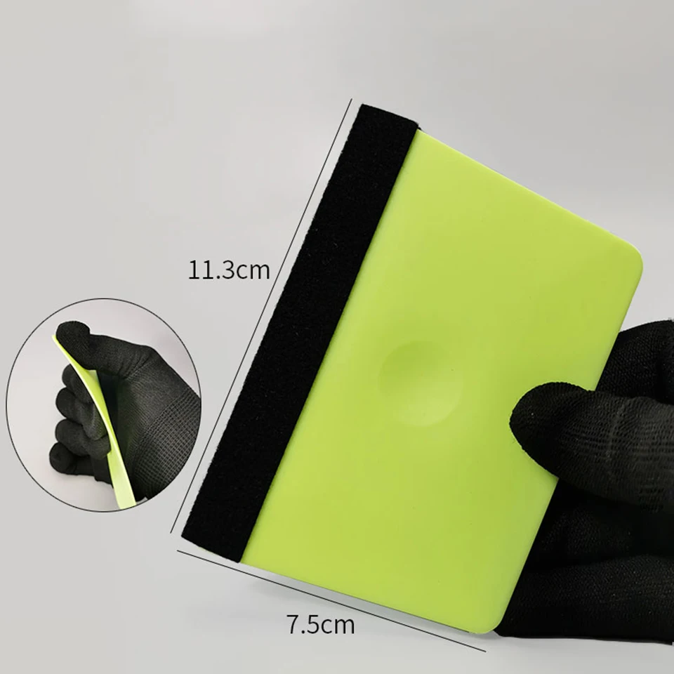 Weicher Trapezförmiger Vinyl-Wrap-Rakel, Doppelseitiger Vierkant-Rakel für Auto-PPF, Farbwechselfolie KLT-17 – Detail 10