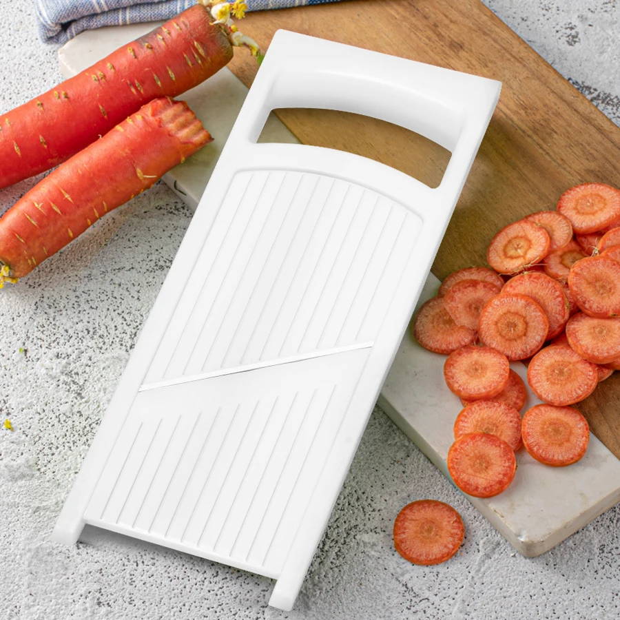 1PC potato slicer Household multi-functional slicer Stainless steel hand-held vegetable and fruit slicer hanging kitchen tools 2