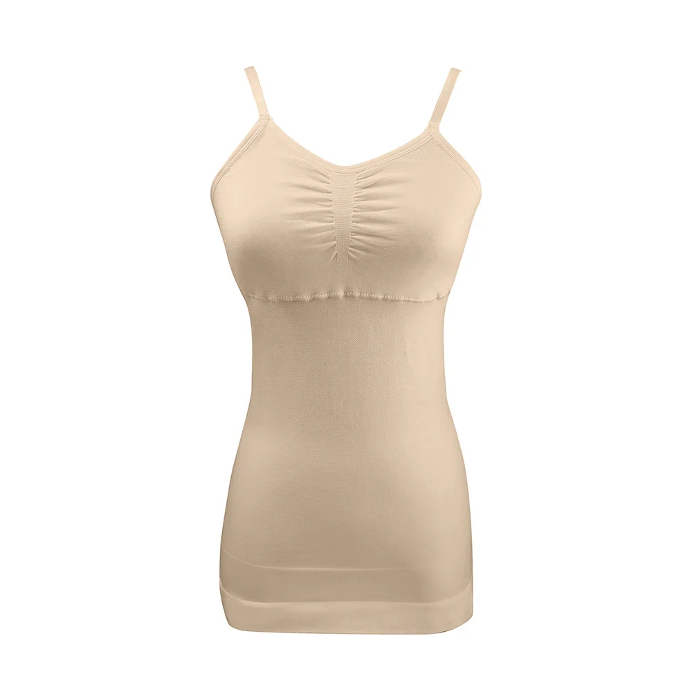 Beige-With chest pad