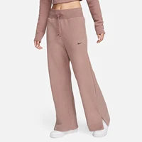 Nike véritable 2024 nouveau pantalon ample taille haute à jambes larges doublé polaire pour femmes FN3623-208 1