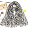 A fashionable voile leopard print soft thin women's scarf shawl 3