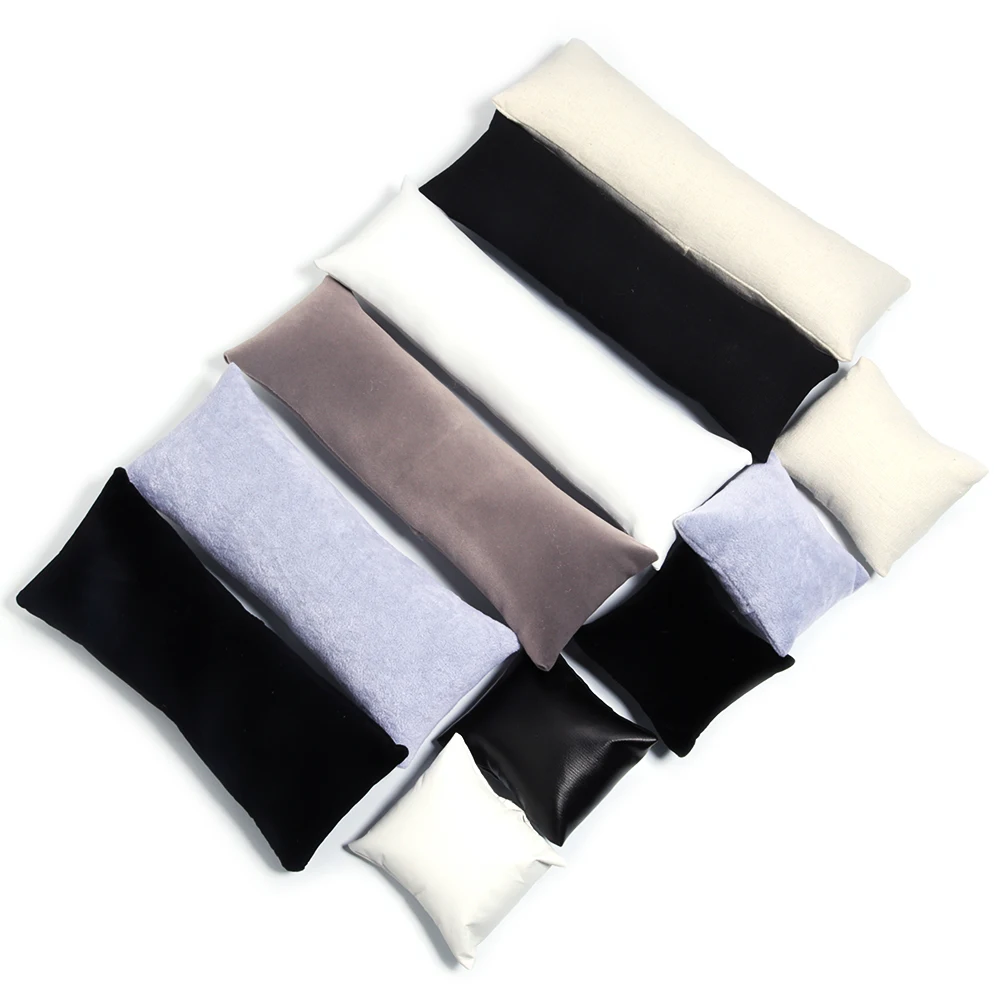 Bracelet & Watch Display Pillow Jewelry Cushion Holder – Soft Velvet PU Bangle Show... - SKU JCH00833 - UGI Packaging