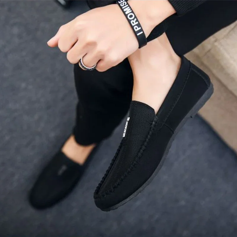 Fashion Men's Loafers Low-top Casual Shoes for Men Comfort Soft Male Social Shoes 2024 Men's Flat Driving Shoes Chaussure Hommes 6