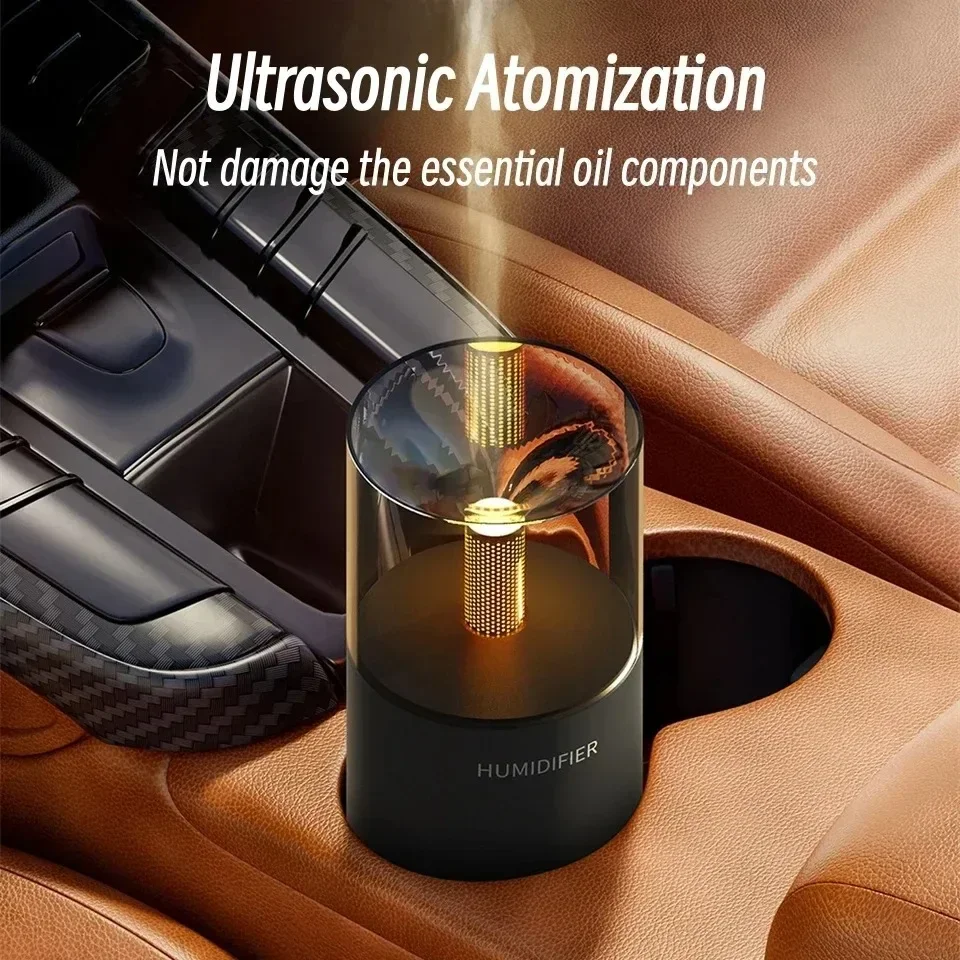 Ultrasonic Aromatherapy Diffuser USB Powered for Household and Cars