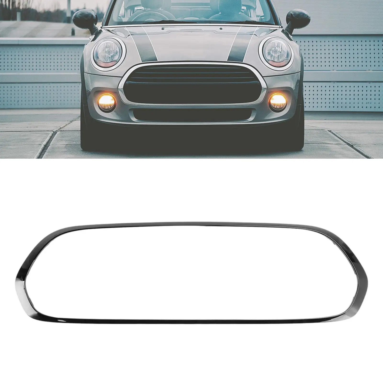 Front Grille Frame Surround Replace 51137449207 High Performance Easy Installation for Mini F55 F56 F57 Auto Accessories