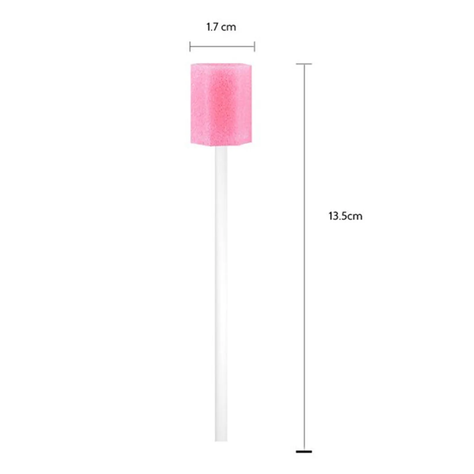100pcs Cleaning Mouth Swabs Foam Sputum Sponge Stick For Oral Medical Use Oral Care Disposable Oral Care Sponge Swab Tooth 6
