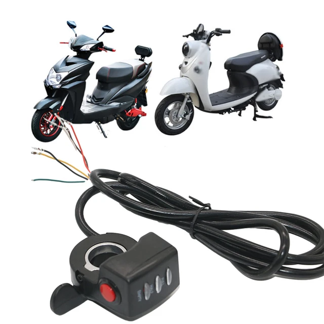 Accélérateur à pouce électrique 24V/36V/48V, accélérateur à gâchette noire,  contrôleur de vitesse 130X pour Scooter électrique de vélo de montagne -  AliExpress