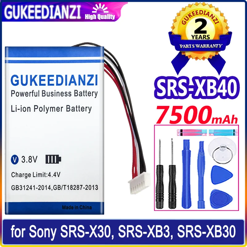 

Φ ID659 ID659B аккумулятор GUKEEDIANZI 7500mAh для Sony ST-06S SRS-X30 SRS-XB3 SRS-XB30