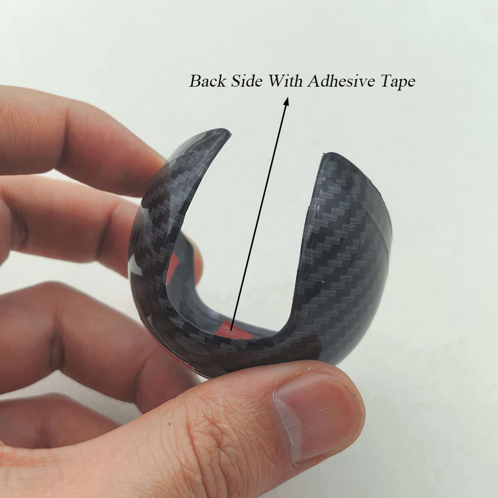 카본 파이버 기어 변속 노브 로고 S라인 자동차 변속 레버 헤드 기어 폴 (아우디 A3 A4 A5 A6 A7 Q3 Q5 Q7 S5 S6 S7 SQ5 SQ7 RS4 RS5 용)