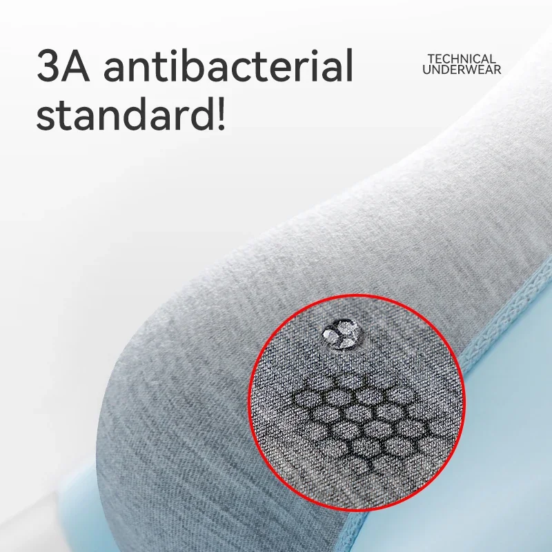 Brand 4PCS Pure Cotton Men Boxer 3A Antibacterial Underpants  Men Underwear Shorts Moisture Absorbent Elastic Male Panties