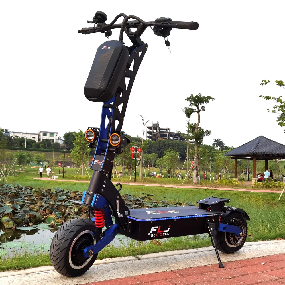 FLJ-7000W Dual Motors Electric Scooter with Off-Road Tire, Powerful E Scooter