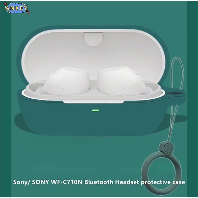 Étui Silicone Souple Transparent Pour écouteurs Sony WF-C710N - Housse De Protection Anti-choc