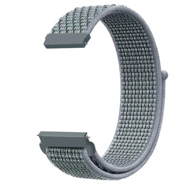 Nylon Loop Strap in Ocean Blue - 20mm/22mm Adjustable Bracelet Band
