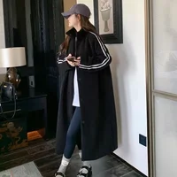 Black Casual Lamb Fur Jacket Women's Mid-Length Hot Sale Of The Season Autumn Winter New Style Korean Version plus Size Meat Con