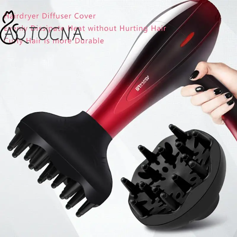 

1pc Hair Diffuser Professional Hair Styling Curl Dryer Diffuser Universal Hairdressing Blower Styling Salon Curly Tool Black