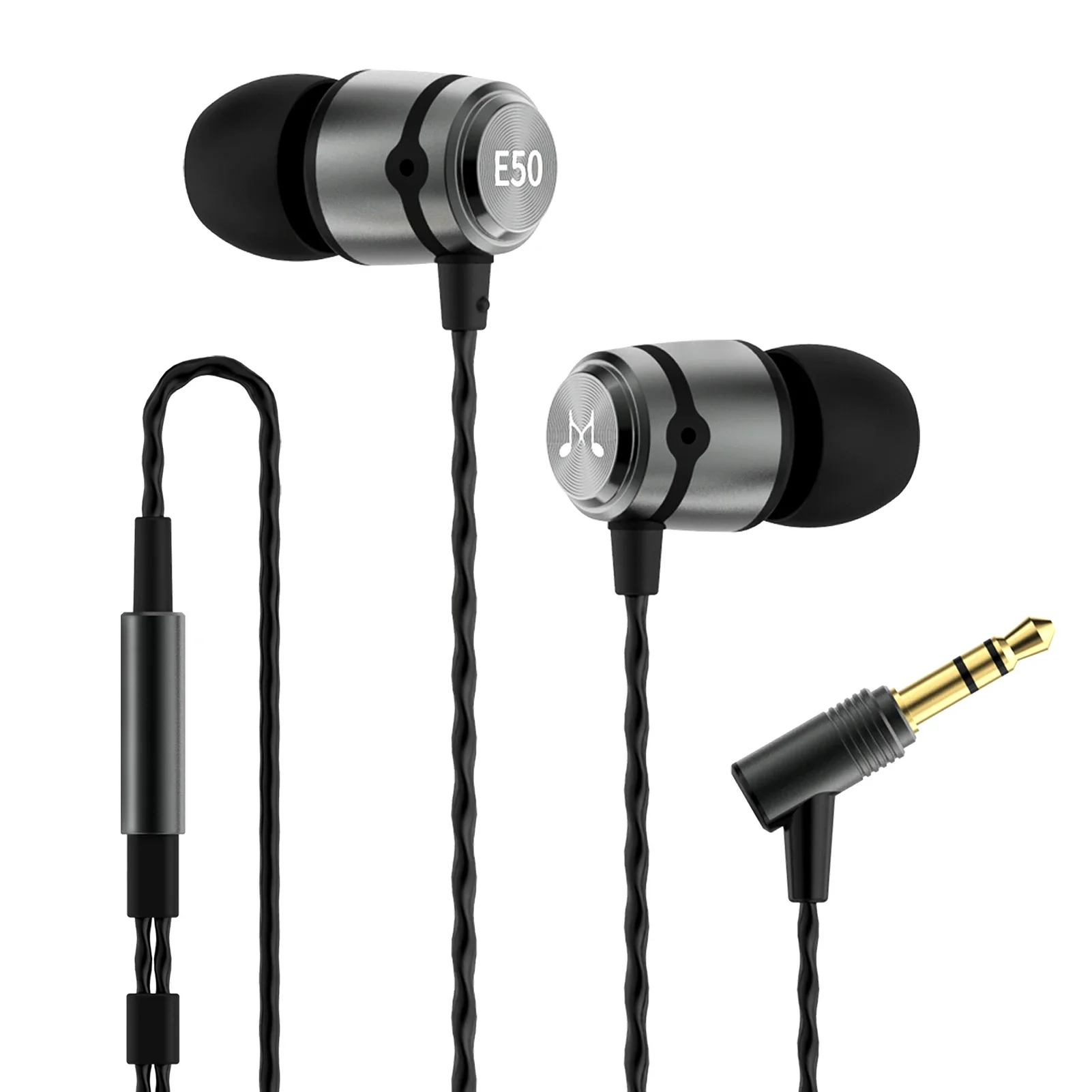 

SoundMAGIC E50 Wired Earbuds No Microphone in Ear Monitor HiFi Earphones Noise Isolating Headphones Comfortable Fit