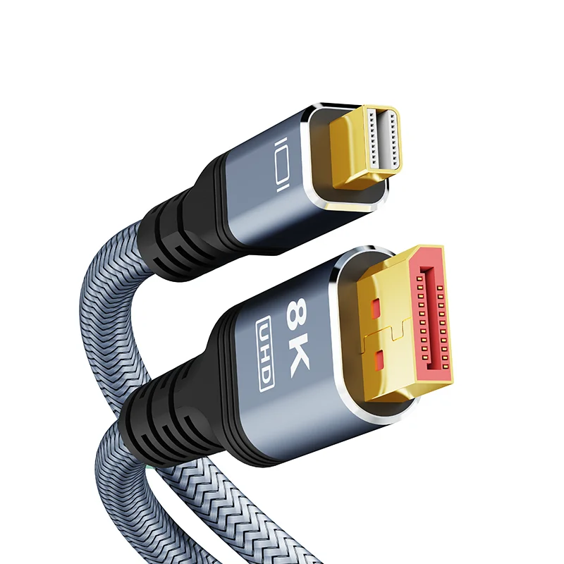 Ultra HD DisplayPort 1.4 Cable - 8K Video & Audio Connection