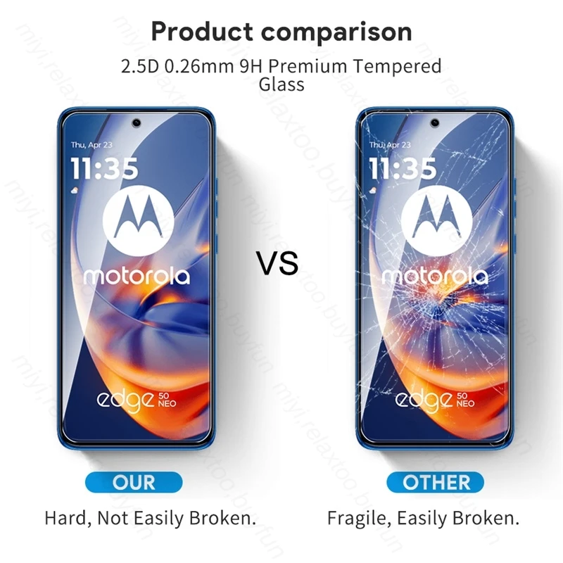 Universal 8-in-1 Tempered Glass Case with Camera Lens and Screen Protectors
