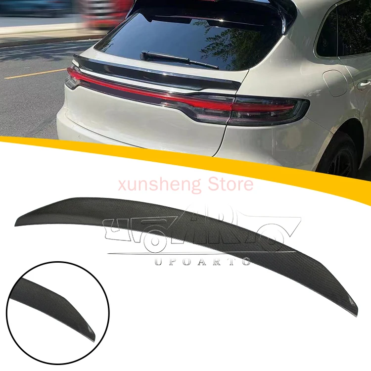 

Rear Automotive Spoilers Excellent Fitment ABS Plastic Glossy black Car Rear Trunk Middle Spoiler For Porsche Macan 2014-2022