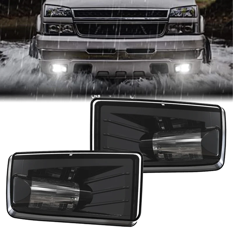 

2 шт., Автомобильные противотуманные фары для 2007 2008 2009 2010 2011 2012 2013 Chevy Silverado 2014 1500 HD 2500 HD 2015-3500 GMC Yukon XL
