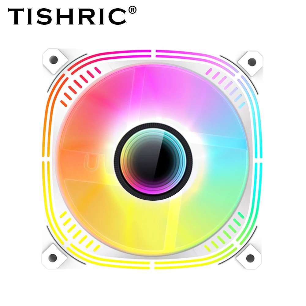 Tishiric 4Pin Sata Connettore Prisma Argb 120Mm Pc Computer Case Fan Sync Argb Ventole Di Raffreddamento Pc Gamer Computer Case Kit