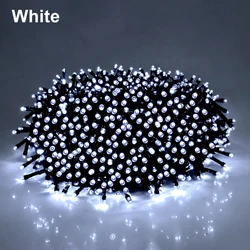 Waterproof LED String Lights with Power Adapter - 10m 100Lights (WHITE)