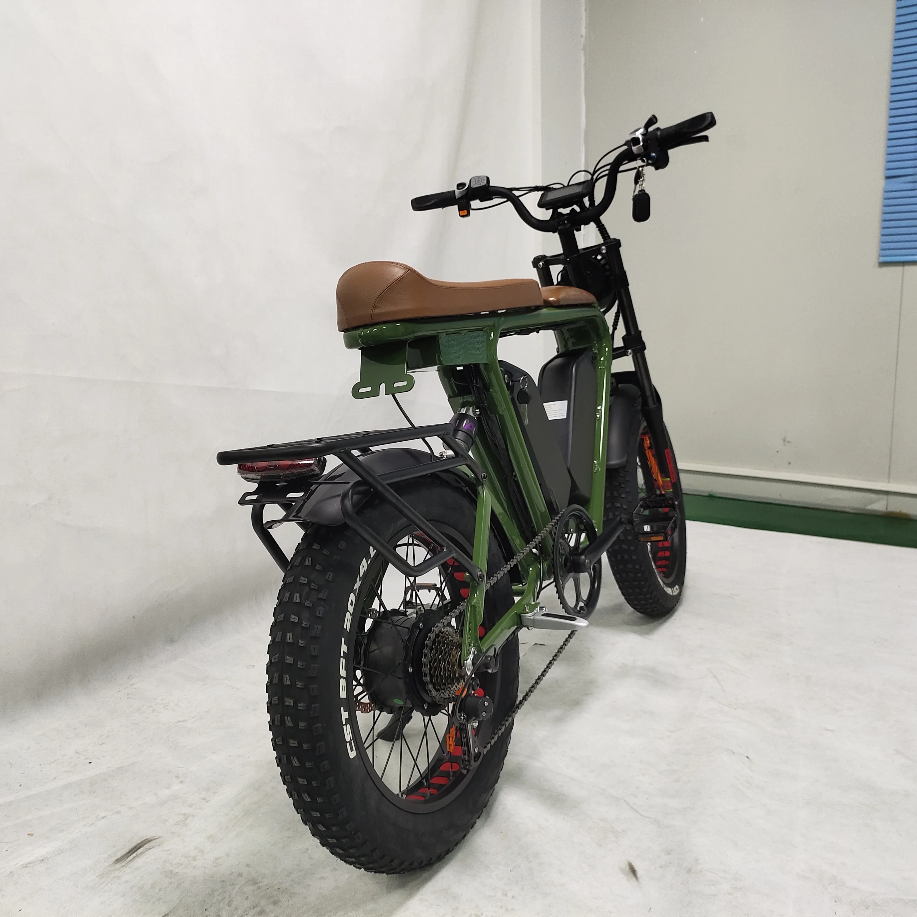 Fat Tire Electric Bike 22ah*2 S-amsung Battery 48v 1000w Motor For Adults 34mph Ebike Bicycle