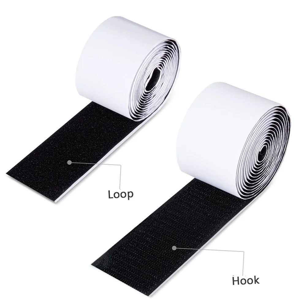 Tape Guitar Pedal Board Hook Loop Pedalboard Electric Adhesive Self Strip Accessory Roll 2M 5Cm Mounting Fastener Strips Effect