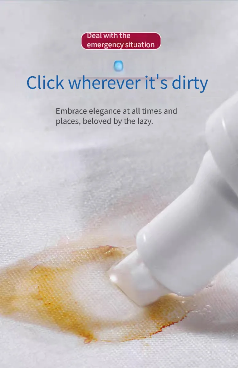 Stain Remover Pen Oil Stain Remover Portable Clothing Remover Pen Water-Free Pen Efficient Degreasing