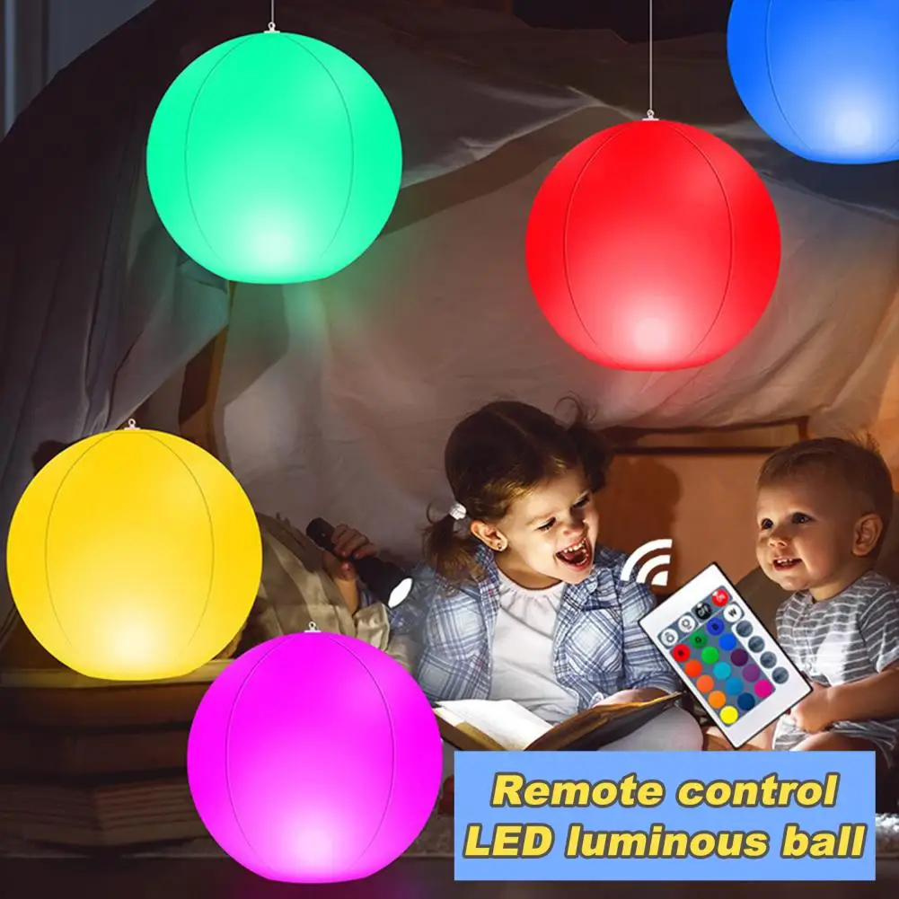Tree Hanging Led Ball Solar Powered Ball with Remote Control for Swimming Pool Parties 16 Colors Led Waterproof Floating