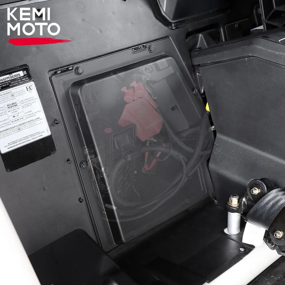 KEMIMOTO X3 UTV Kit de cubierta de batería de plástico negro para Can-am Maverick X3, Maverick X3 MAX R RR 4x4 XRC Turbo DPS 2/4 puertas 2017 +