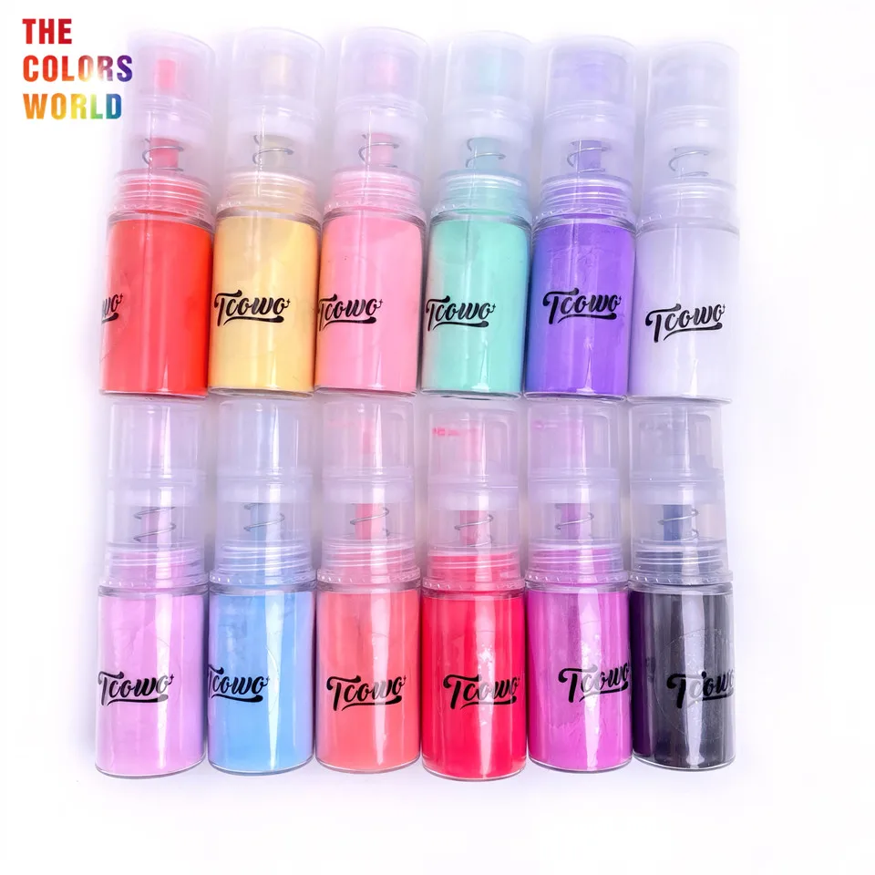 TCT-908 Ombre Nail Design Glitter Powder Spray Bottle Acrylic Powder Nail Shadow Spray Ombre Mist Gradual Effect nail powder acrylic nail powder