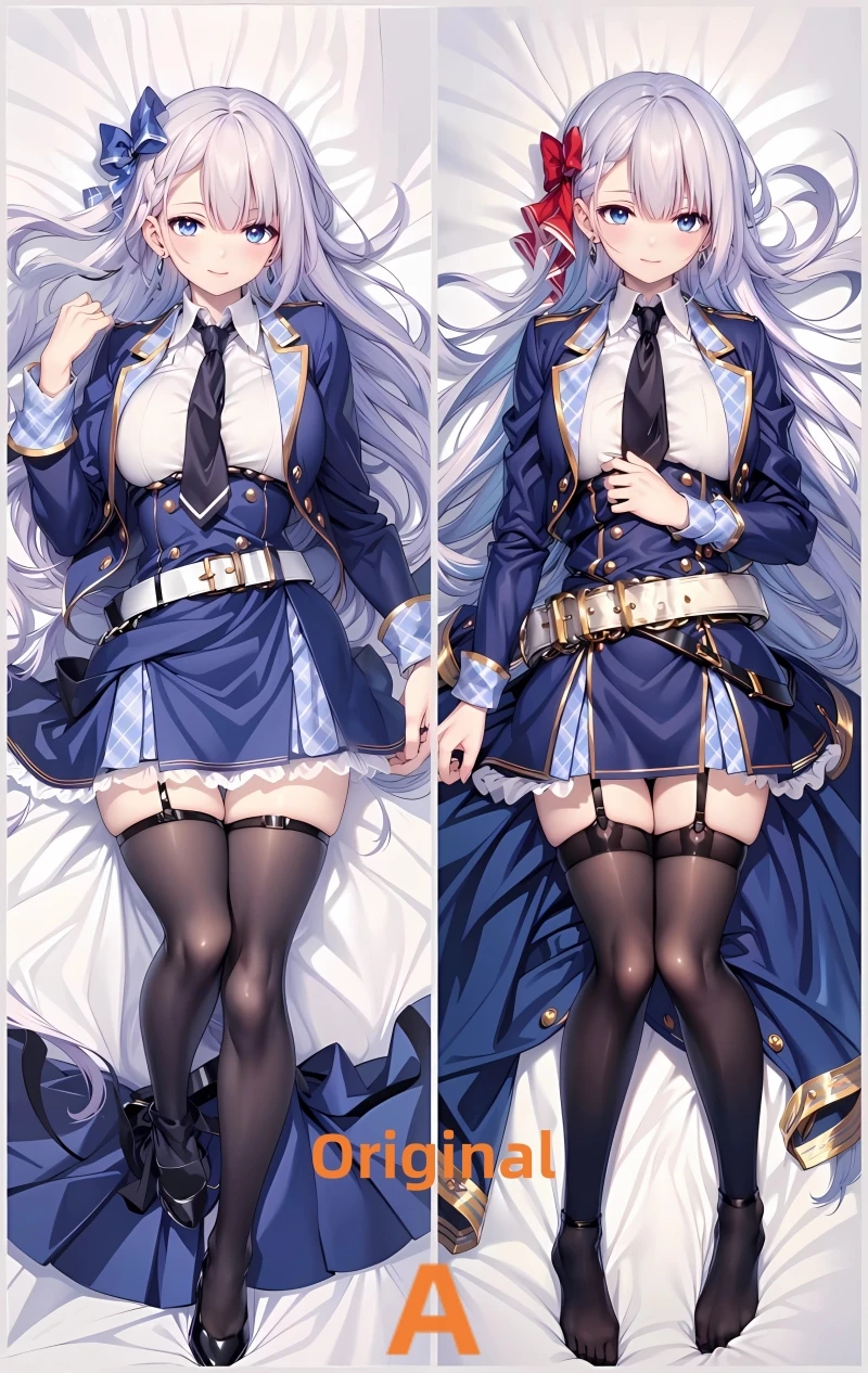 

Dakimakura Anime Pillow Case Azur Lane KMS Prinz Eugen Double-sided Print Of Life-size Body Pillowcase Gifts Can be Customized