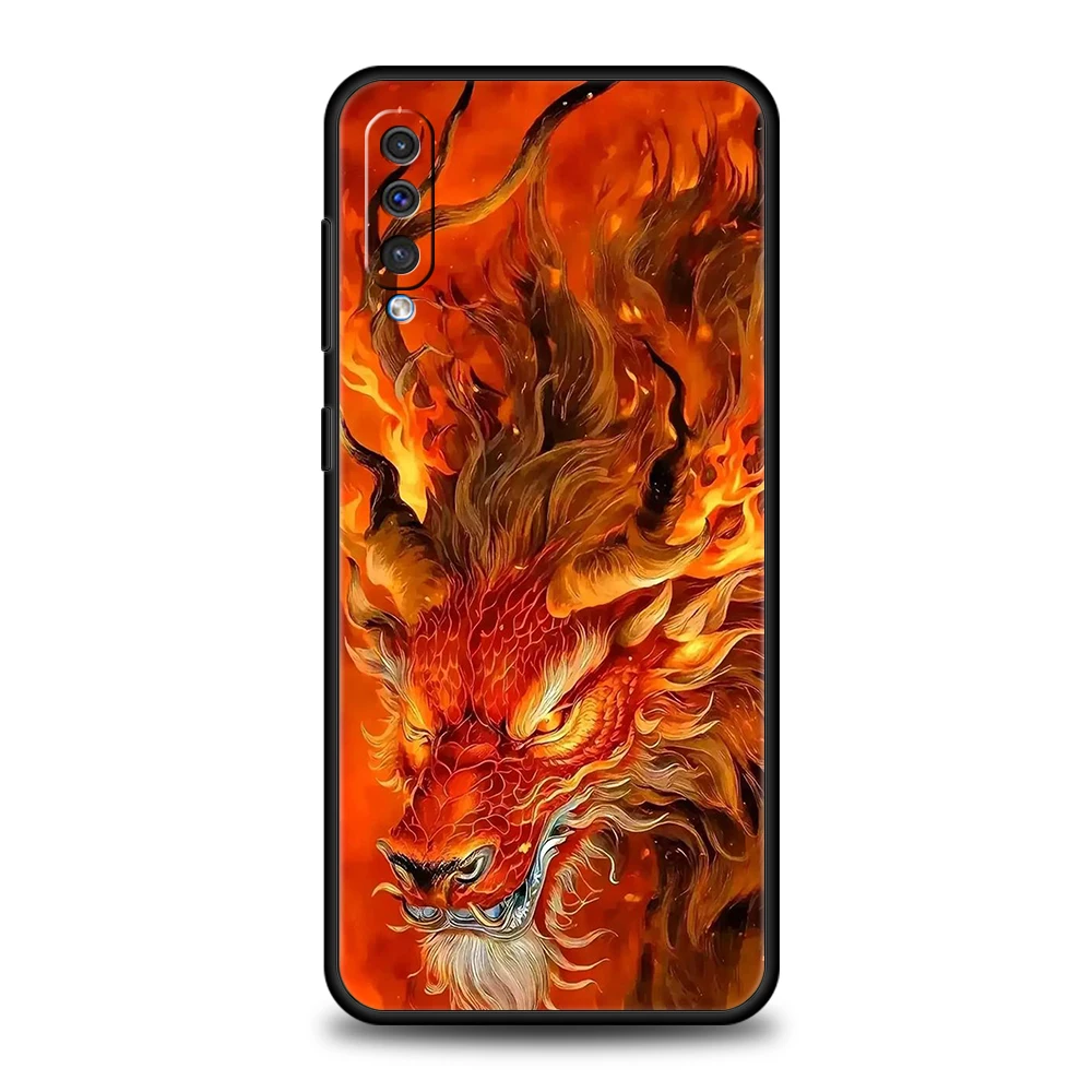 Silicone Chinese Dragon Phone Case - Durable & Stylish Protective Cover