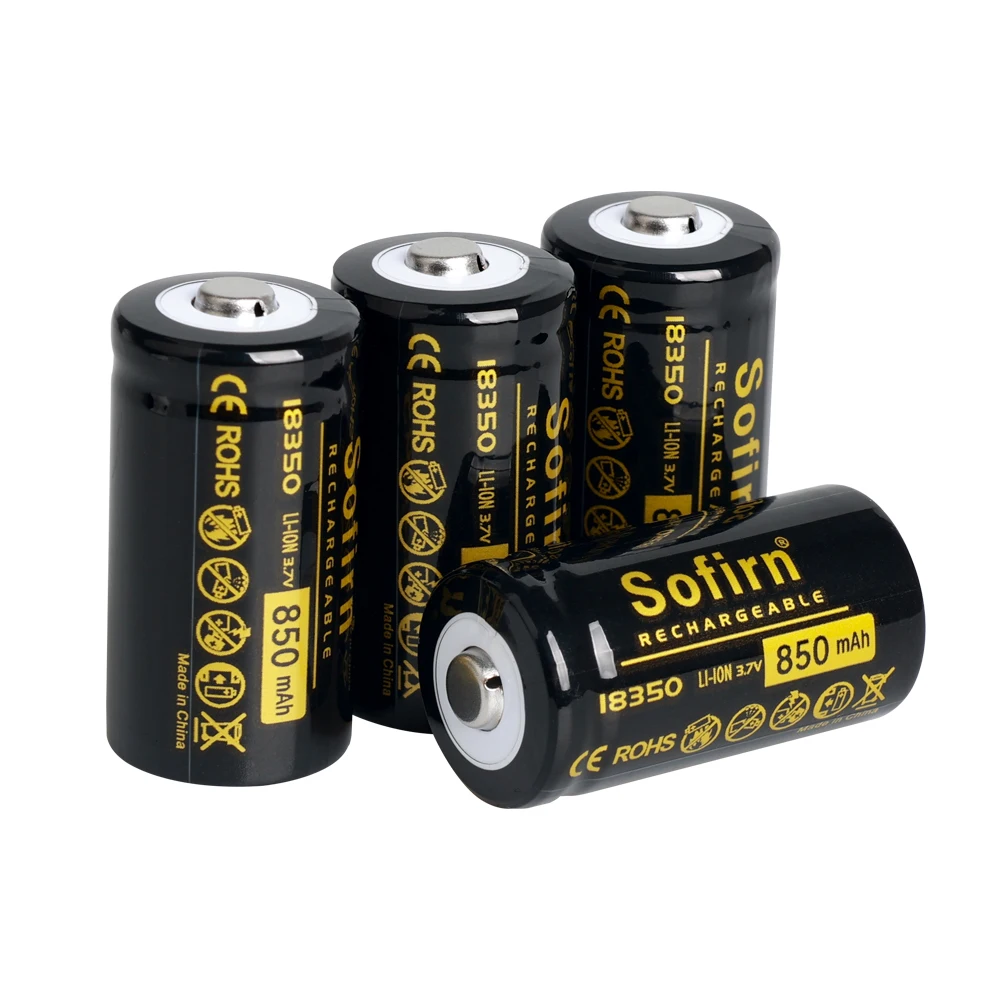Sofirn 18350 1100mah Sofirn SP40 SP40A 헤드램프용 상단 헤드 충전식 3.7V 리튬