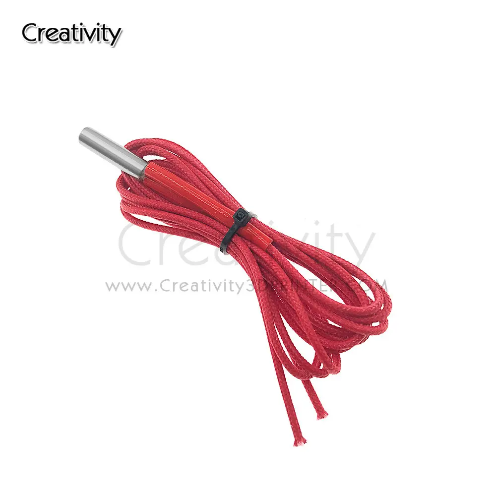 1M length Heating Tube 6*20mm Heat 12V30W/24V30W Heater Extrusion Ceramic Cartridge Extruder 3D Printer Part