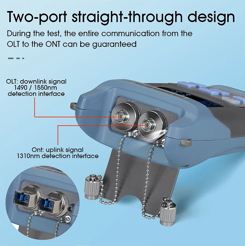 AUA-330U/AUA-330A Handheld PON Optical Power Meter FTTX/ONT/OLT 1310nm/1490nm/15