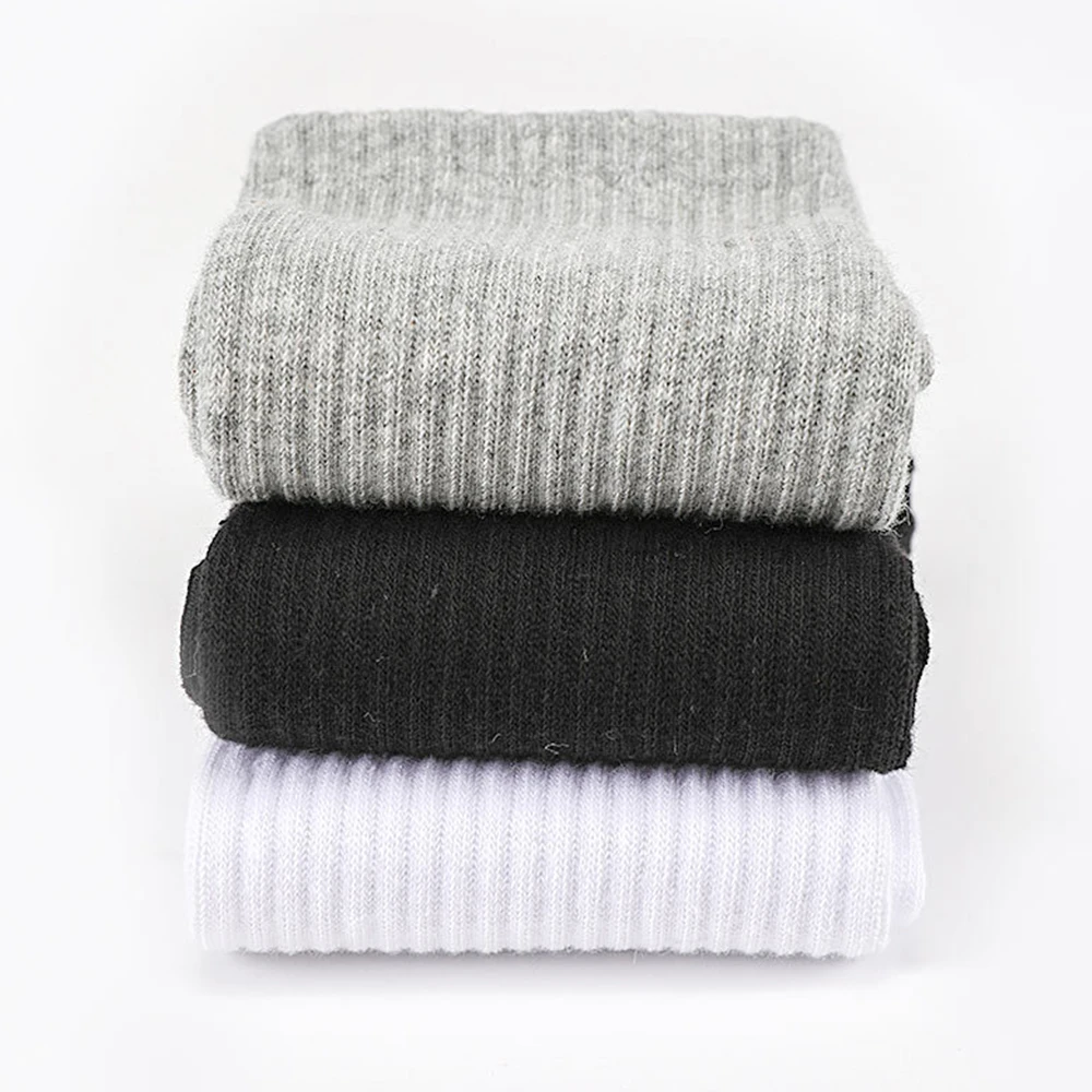 Business Men Cotton Socks 5Pairs Casual Breathable Sports Mid Tube Short Comfort Solid Color White Black Gray Wild Low Top Socks