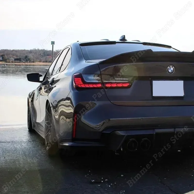 Buy 2019-2024 Glossy Black Trunk Spoiler Wing Compatible with BMW