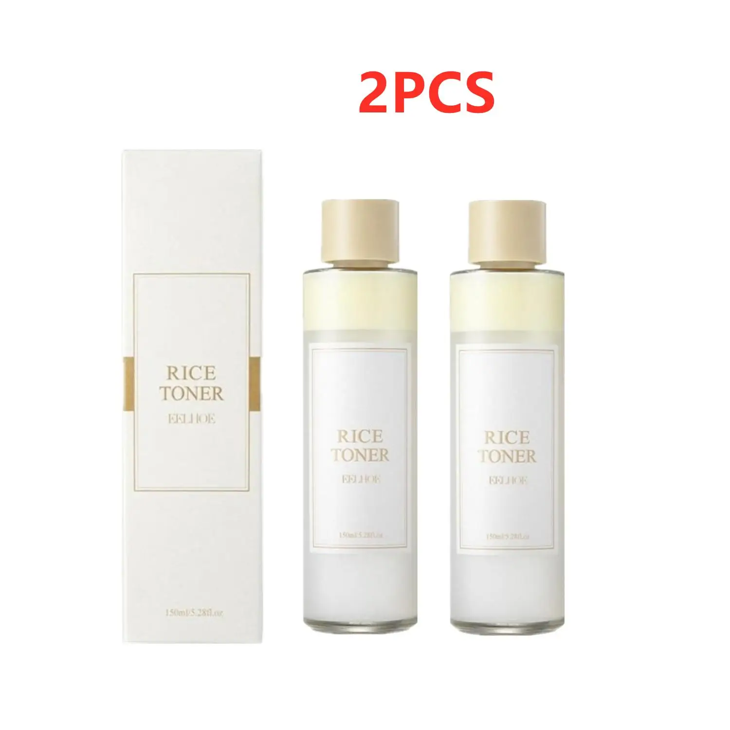 2PCS 150ml Rice Face Toner Anti-aging Moisturizing Essential Toner Facial Skin Care Brighten Improve Fine Line Korean Makeup chinese baimiao eagle crane painting album line drawing manuscript ripe rice paper watercolor chinese drawing paper papel china