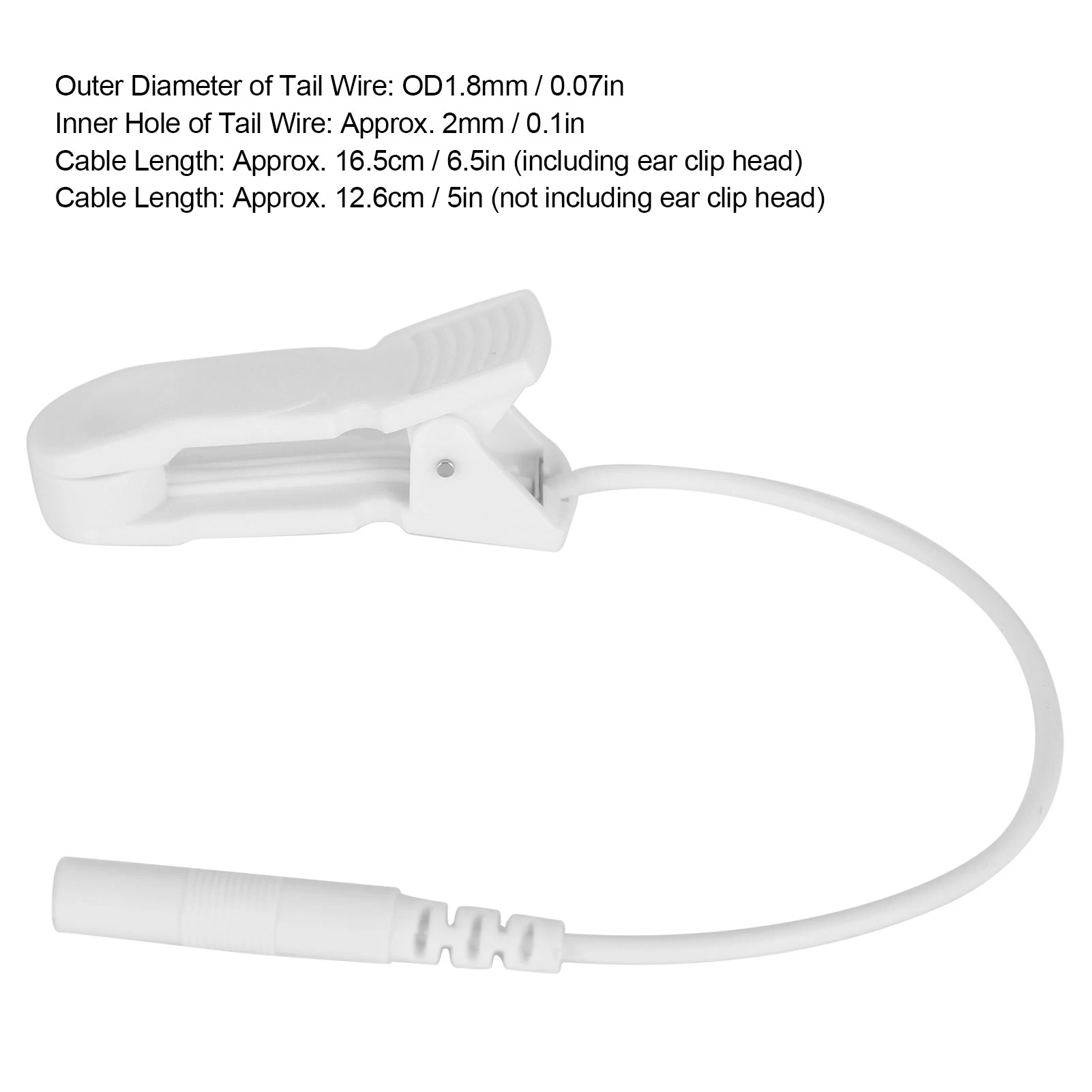 2.0mm Ear Clip Electrode Wire for Digital TENS Massage Machine