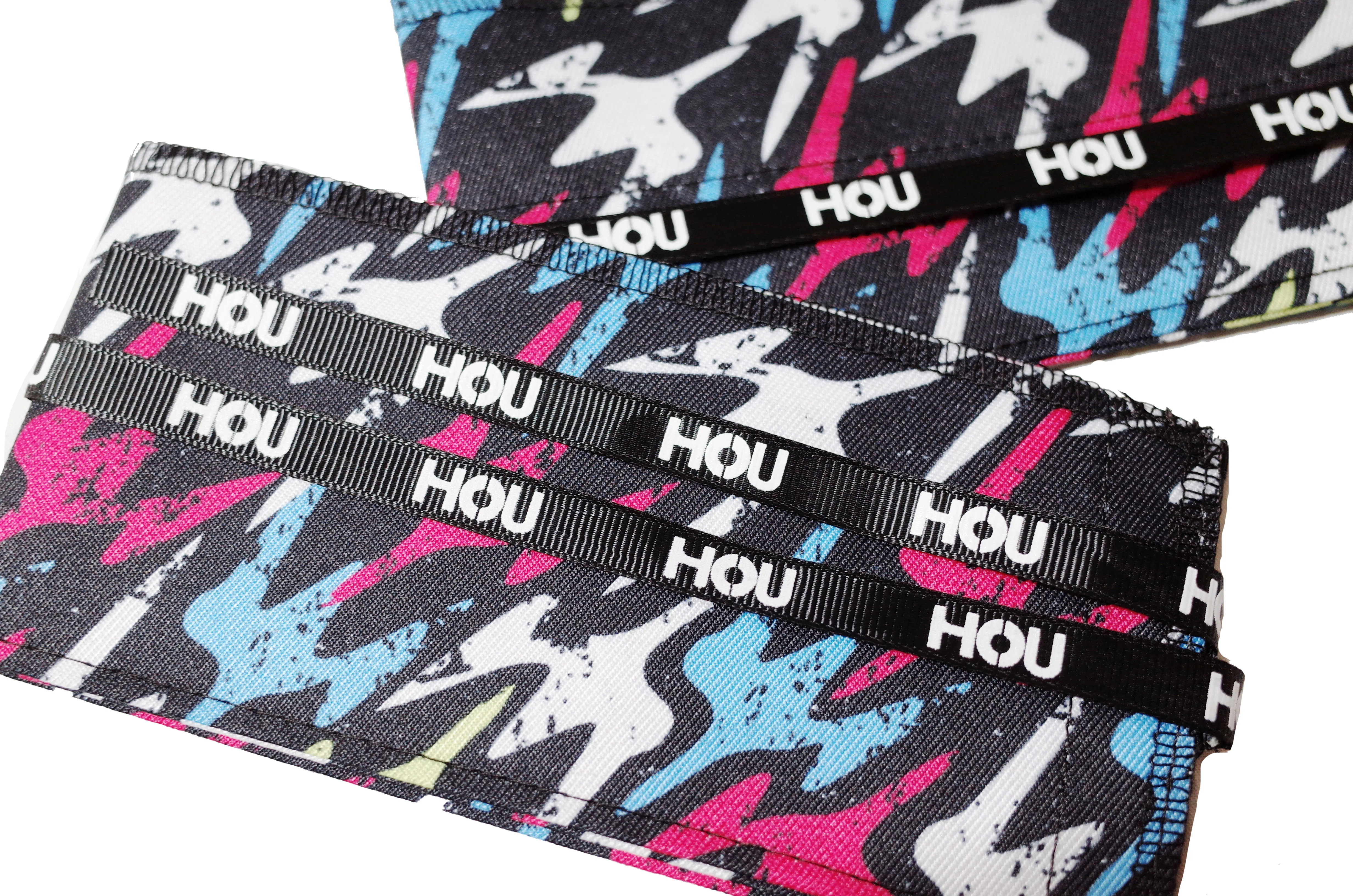 2 pcs HOU FLASH weightlifting wristband strap silicone protector Adjustable Bandages for Gym Weightlifting Protect Hand Wrap