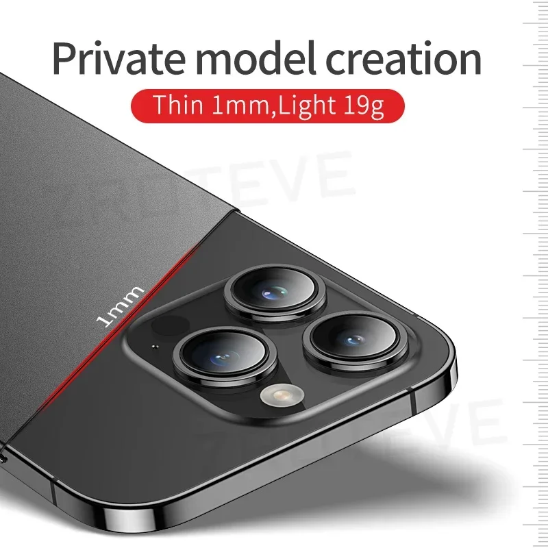 ZROTEVE Luxury Slim Matte Hard PC Cover - Premium Phone Case