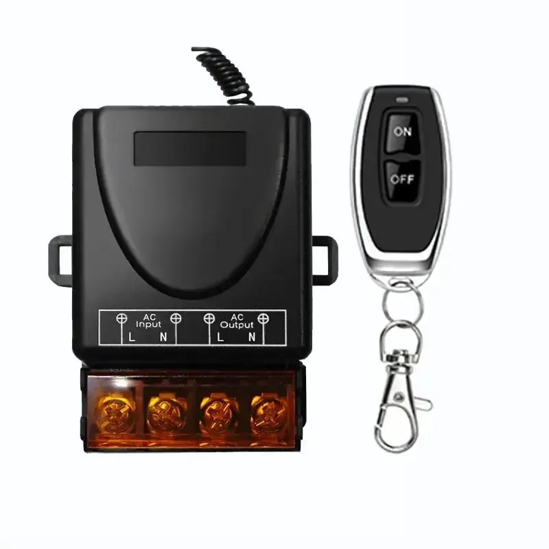 Wireless Switch Universal Remote Control 433mhz AC 220V 30A Relay and On Off Transmitter for Light Lamp Water Pump Door